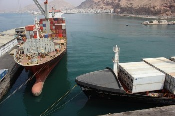 Container Activity in Mukalla Port